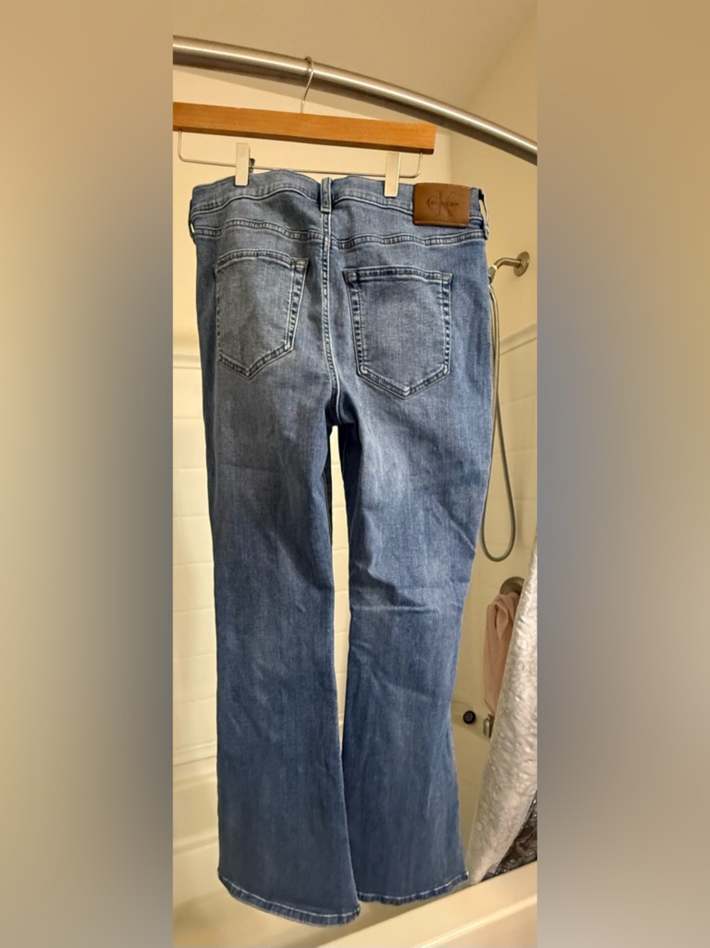 Calvin Klein High Rise Flare Jeans - Picture 2 of 4